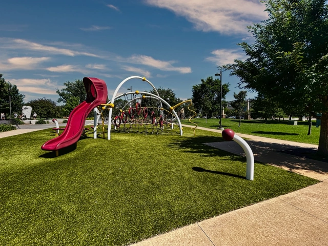 Playground at Legacy Commons inside Memorial Park in Rapid City, SD.
