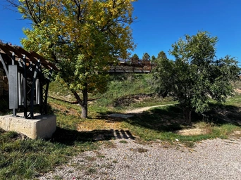 Singletrack biking or hiking trail in Rapid City's Skyline Wilderness Area.
