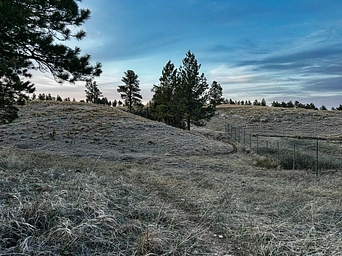 East Bison Flats trail inside of Wind Cave National Park near Hot Springs, SD.