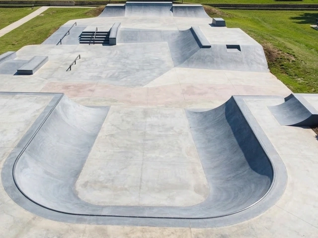 Spearfish Skate Park - AI rendering of the park.