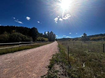A portion of the Englewood Mickelson Trail in the Black Hills, South Dakota.