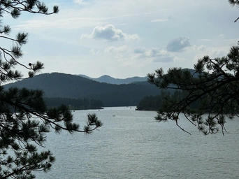 Sheridan Lake view from the Flume Trail