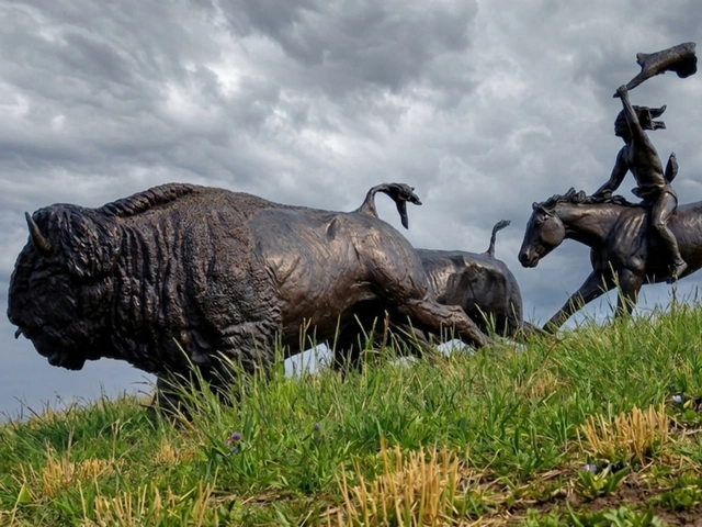Tatanka: Story of the Bison statue near Deadwood South Dakota. Founded by Kevin Costner.