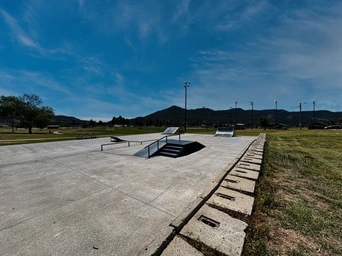 Public skate park in Butler Park in Hot Springs, SD.