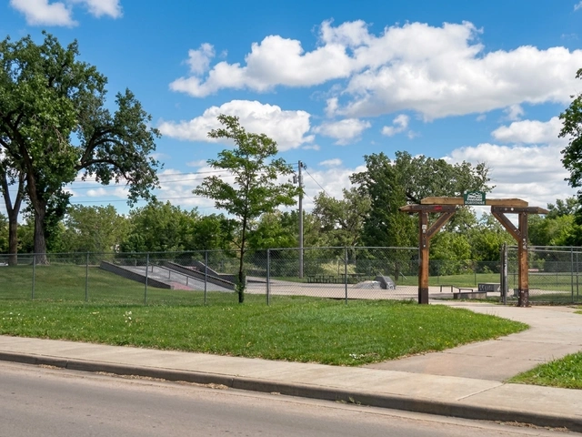 Rapid City Skate Park located in Memorial Park, South Dakota.