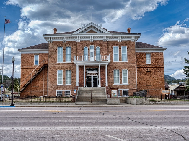 Custer County 1881 Courthouse Museum in South Dakota.